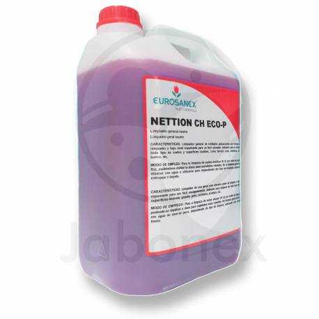 Fregasuelos Neutro. Nettion CH Eco-P. Garrafa de 5 o 10 litros.