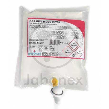 DERMEX D-730 BETA Bolsa Gel Desinfectante
